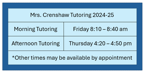 Crenshaw Tutoring